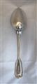 Victorian Hallmarked Sterling Silver Fiddle and Thread Pattern Table Spoon 1839