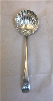 George III Hallmarked Sterling Silver Sauce Ladle 1801