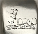 George III Hallmarked Sterling Silver Fiddle Pattern Dessert Spoon 1788