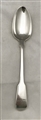 George III Hallmarked Sterling Silver Fiddle Pattern Dessert Spoon 1788