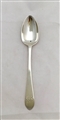 Antique Irish Sterling Silver George III Pointed Old English Pattern Teaspoon 1790