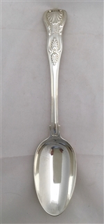 Antique Victorian Sterling Silver Kings Pattern Table Spoon 1863
