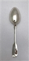 Antique Victorian Hallmarked Sterling Silver Fiddle Pattern Tea Spoon 1853