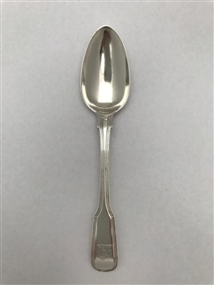 Antique George III Sterling Silver Fiddle and Thread Pattern Teaspoon 1817