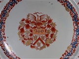 Chinese Armorial Porcelain VAN GELLICUM charger Plate 中国纹章瓷板乾隆帝