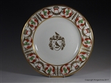 Derby Armorial Porcelain Plate BIRD OF PREY 1820