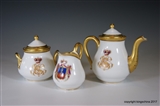 Armorial Porcelain Tea Set RUSSIAN PRINCE LOBANOV ROVTOSKY Limoges