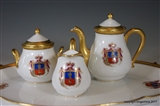 Armorial Porcelain Tea Set RUSSIAN PRINCE LOBANOV ROVTOSKY Limoges