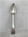 Antique Irish Sterling Silver Fiddle Pattern Tablespoon 1817
