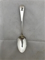 Antique George II Hallmarked Sterling Silver Dessert Spoon 1746