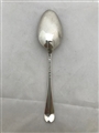 Antique George II Hallmarked Sterling Silver Dessert Spoon 1746