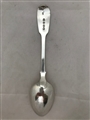 Antique Sterling Silver Victorian Fiddle Pattern Dessert Spoon 1845