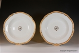 Pair Minton?  Armorial Porcelain Plates SMITH of Devon.