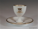 Minton Armorial Porcelain Monogram ROTHSCHILD MENTMORE TOWERS