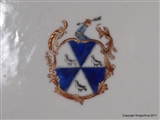 Chinese Armorial Porcelain Plate STOCKER or TATHAM Plate 中国纹章瓷板乾隆帝