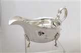 Antique Silver Plated Sauce Boat c.1900