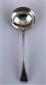 Antique Sterling Silver Hallmarked George III Old English Thread Pattern Sauce Ladle 1800