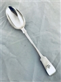 Antique Sterling Silver Hallmarked Victorian Fiddle Pattern Gravy Spoon 1890