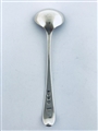 Antique Hallmarked Sterling Silver George III Old English Pattern Salt Spoon 1803