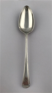 Antique Sterling Silver Hallmarked George III Old English Thread Pattern Tablespoon 1790