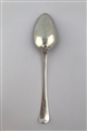 Antique Sterling Silver Hallmarked Victorian Old English Pattern Dessert Spoon 1857