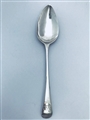 Antique GeorgeIII Sterling Silver Hallmarked Old English Pattern Dessert Spoon 1801