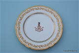 Armorial Porcelain Plate HALL of LITTLEBECK FLORENCE NIGHTINGALE