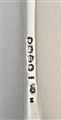 Super quality Antique Victorian Hallmarked Sterling Silver Rat Tail Sauce Ladle, 1877