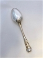 Antique George III Sterling Silver King's Honeysuckle Pattern Dessert Spoon, 1819