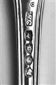 Antique George III Steling Silver King's Pattern dessert fork, 1820