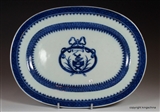 Chinese Armorial Plate BRUCE Coat Arms Crest