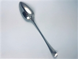 Wonderful Antique Silver George III Wriggle Edged Bright-Cut Gravy Spoon 1786