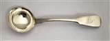 Antique Sterling Silver Hallmarked Victorian Fiddle Pattern Sauce Ladle 1858