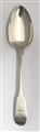Antique Hallmarked Sterling Silver George III Fiddle Pattern Tablespoon, 1812