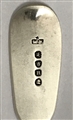 Antique Hallmarked Sterling Silver George III Fiddle Pattern Tablespoon, 1812