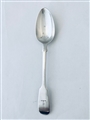 Antique Sterling Silver Victorian Fiddle Patten Tea Spoon 1847