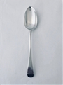 Antique Sterling Silver George III Old English Pattern Dessert Spoon 1780 Circa