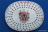 Chinese Armorial Porcelain Plate Drainer SKINNER