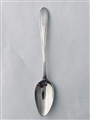 Antique Irish sterling silver threaded celtic point teaspoon 1795 circa.