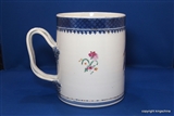 Antique Chinese Armorial Porcelain Mug ARCHER CREST