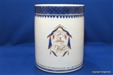 Antique Chinese Armorial Porcelain Mug ARCHER CREST