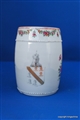 Chinese Armorial Porcelain Mug MADOCK of HARTBURY crest family arms