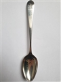 Antique George III Hallmarked Sterling Silver Old English pattern Dessert Spoon, 1782