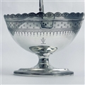 George III Bright Cut Engraved Sugar Basket