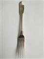 Antique George III Hallmarked Sterling Silver Fiddle Pattern Table Fork, 1800