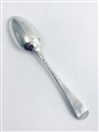 Antique George III Hallmarked Sterling Silver Hanoverian Pattern Tablespoon 1768