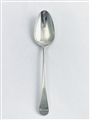 Antique George III Hallmarked Sterling Silver Old English Pattern Dessert Spoon 1784