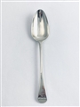 Antique George III Hallmarked Sterling Silver Old English Pattern Tablespoon 1792