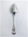 Antique George IV Hallmarked Sterling Silver Fiddle Thread & Shell Pattern Tablespoon 1821