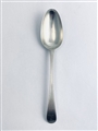 Antique George III Hallmarked Sterling Silver 'Wriggle Edge' Tablespoon 1774